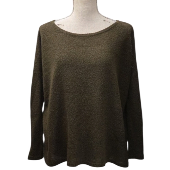 Piko 1988 Sweaters - Piko 1988 Green Crew Neck Sweater